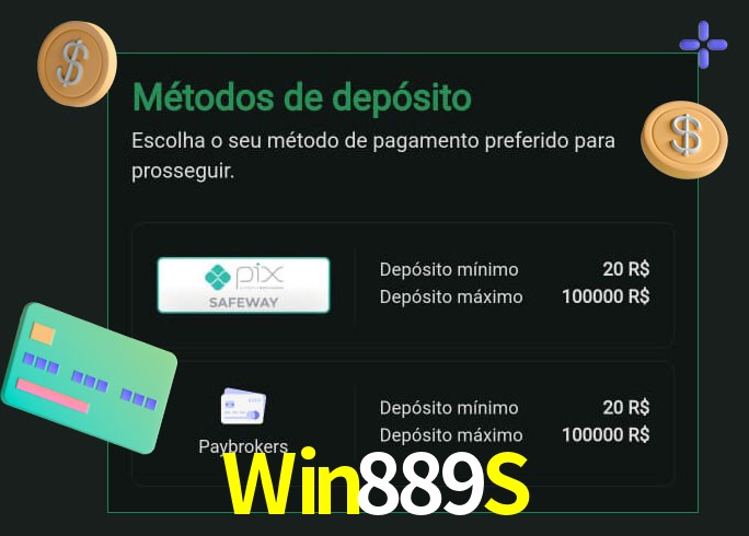 O cassino Win889S oferece uma grande variedade de métodos de pagamento
